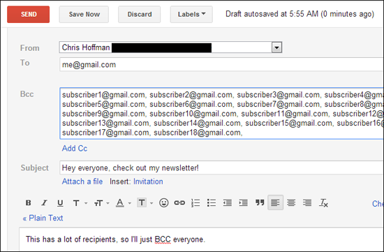Email miễn phí bị giới hạn khi gửi